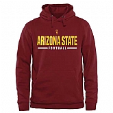 Men's Arizona State Sun Devils Custom Sport Pullover Hoodie - Maroon,baseball caps,new era cap wholesale,wholesale hats